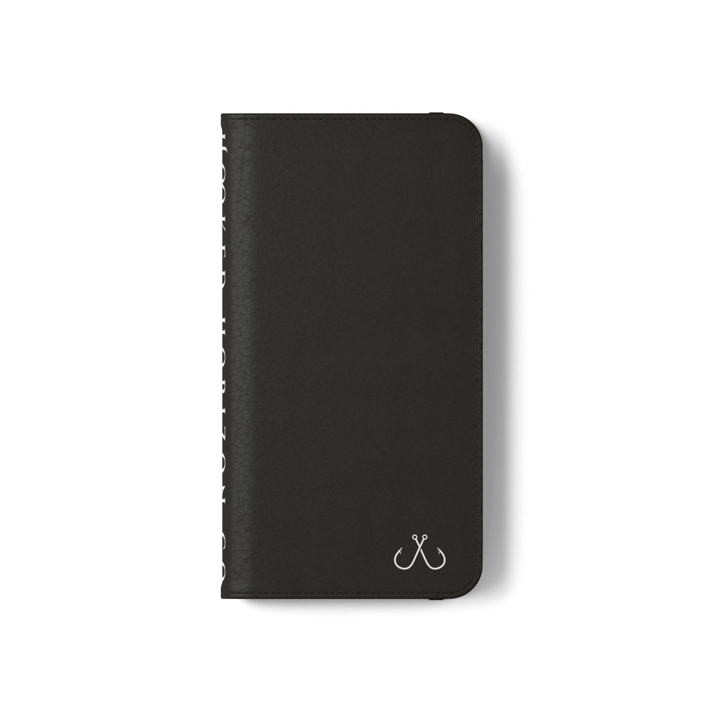 Mahi Mahi Flip Phone Case — Turquoise Water Pattern Wallet Cover