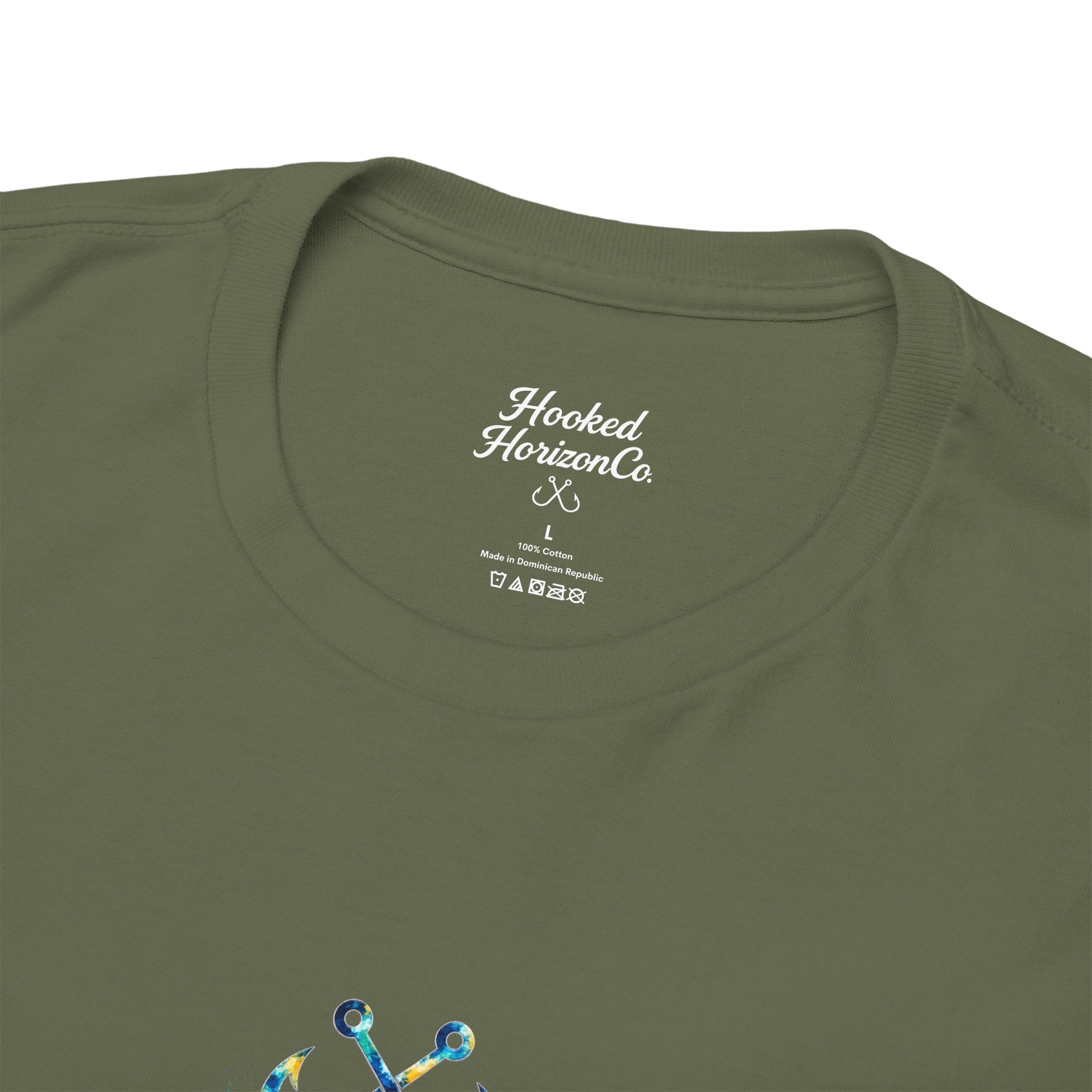 Barracuda Hooked Horizon Co Tee—Ocean Graphic Tee — "Beloved" Ray Design