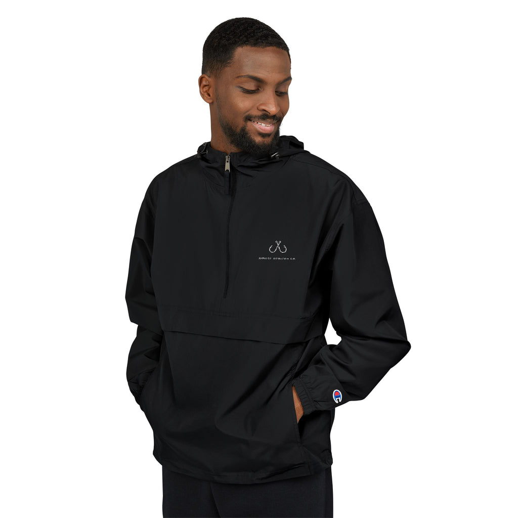 Hooked Horizon Co. Unisex Packable Anorak Jacket, Lightweight Rain Jacket, Outdoor Adventure Gear, Casual Fashion, Travel Essential, Fall Wardrobe
