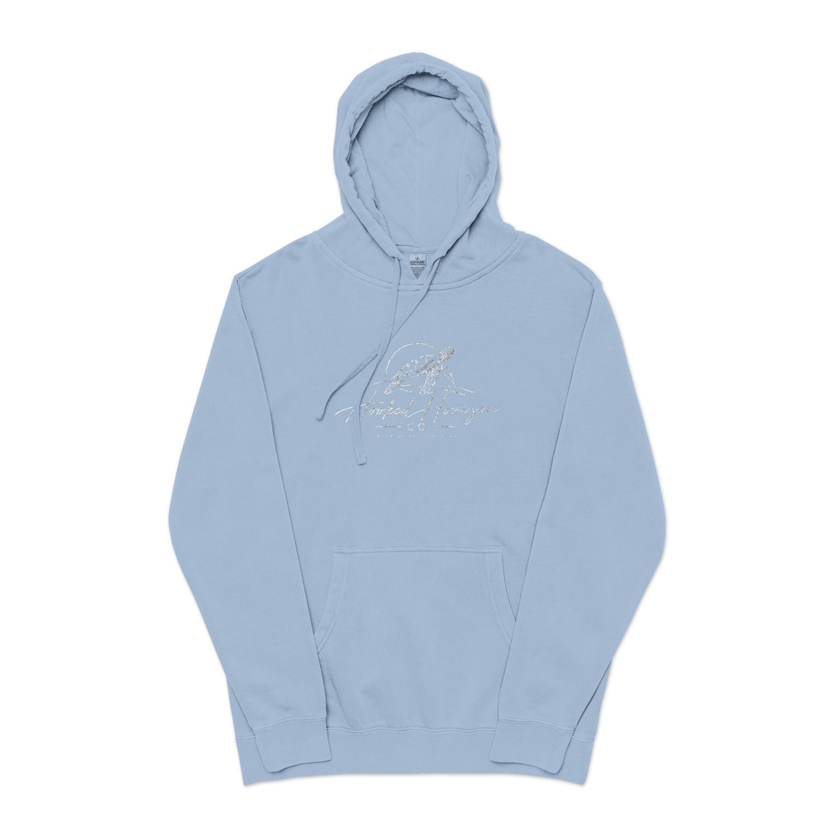 Turtle Hooked Horizon Co – " Chase What Moves You "Unisex Pigment-Dyed Hoodie