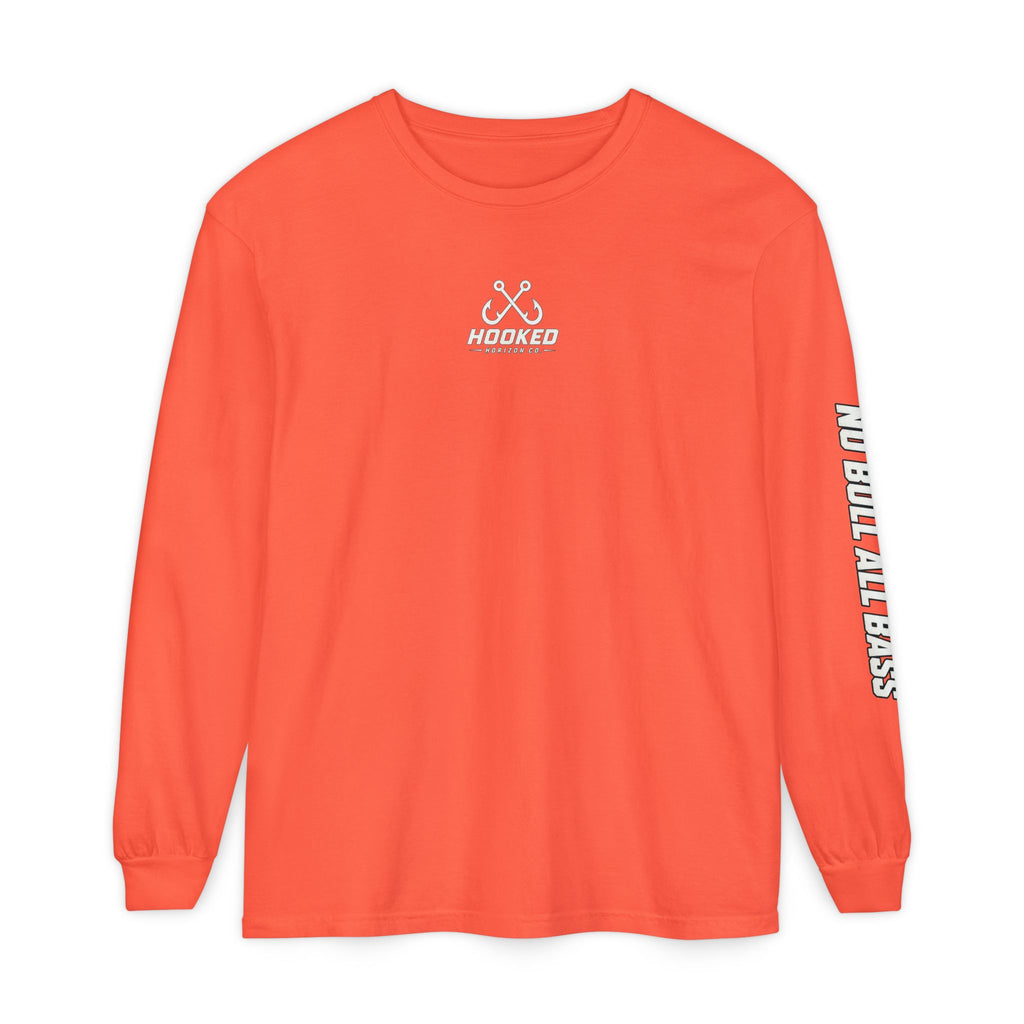 Saltwater Sea Striper Fishing Long Sleeve T-Shirt, Ocean Adventure Apparel, Boat Trip Shirt, Coastal Style, Gift for Fishermen