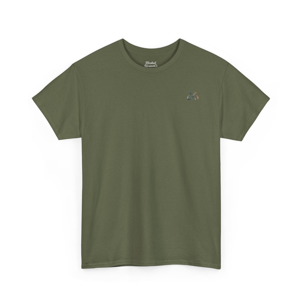 Hammer Head Hooked Horizon Co Tee—Ocean Graphic Tee — "Beloved" Ray Design