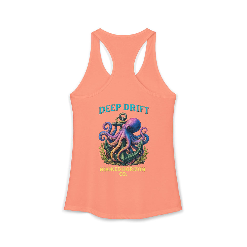 Rainbow Octopus Deep Drift– Hooked Horizon Co. Gifts for Ocean Lovers, Nautical Fashion, Everyday Comfort, Perfect Gift for Her