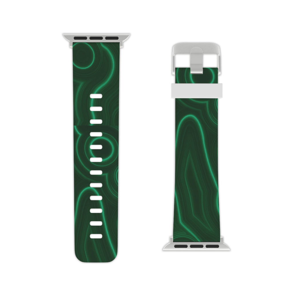 Green Malachite Mineral Inspired Watch Band for Apple Watch