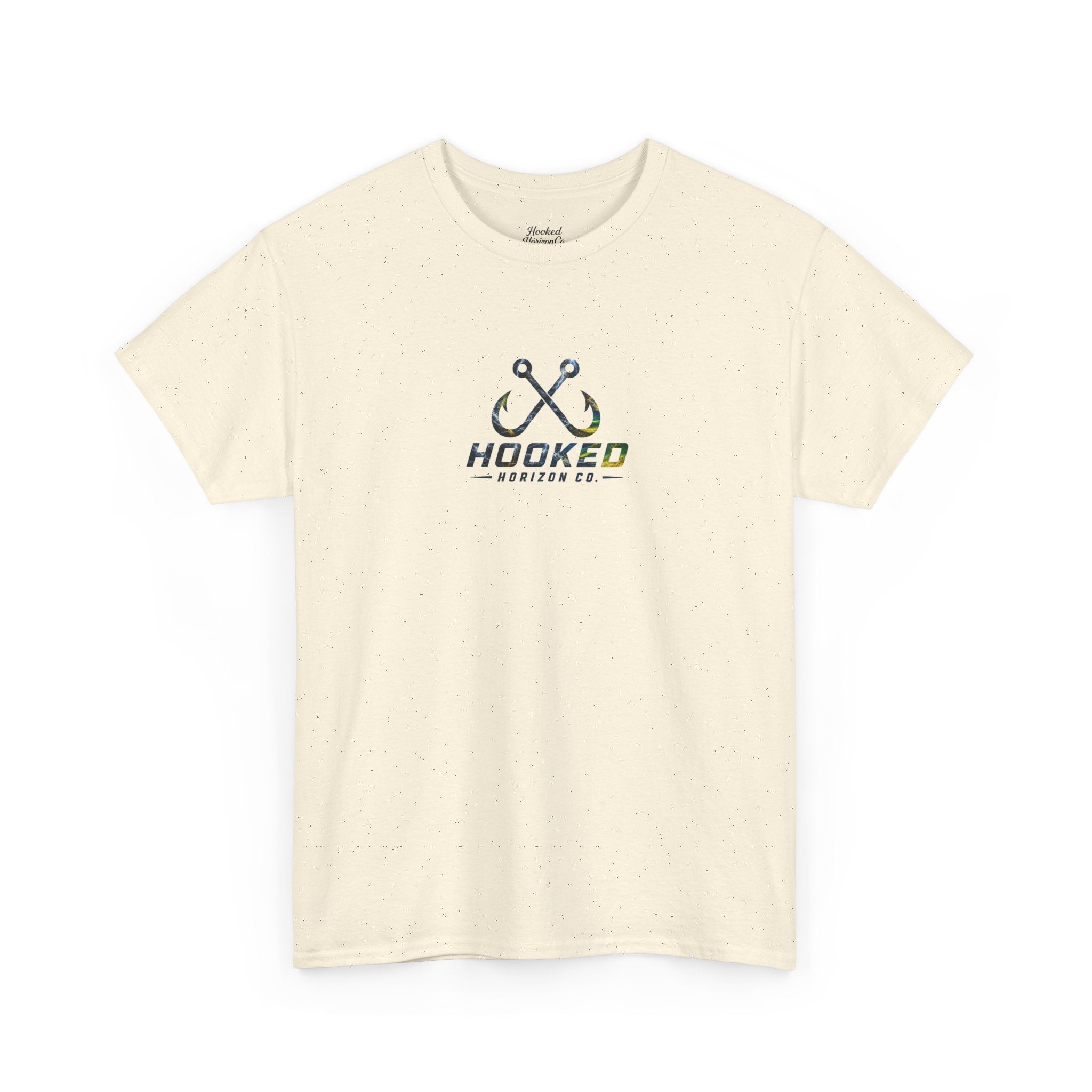 Mahi Mahi Hooked Horizon Co Tee—Ocean Graphic Tee — "Beloved" Ray Design