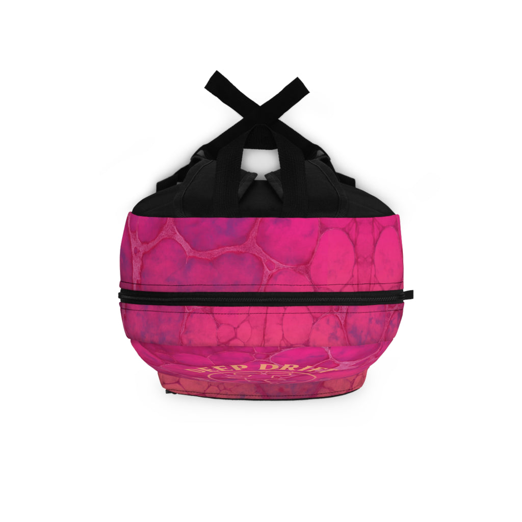 Pink To Orange Ombre Hammer Head Shark Backpack – 'Hooked Horizon Co.' Blue Leaf Beach Bag