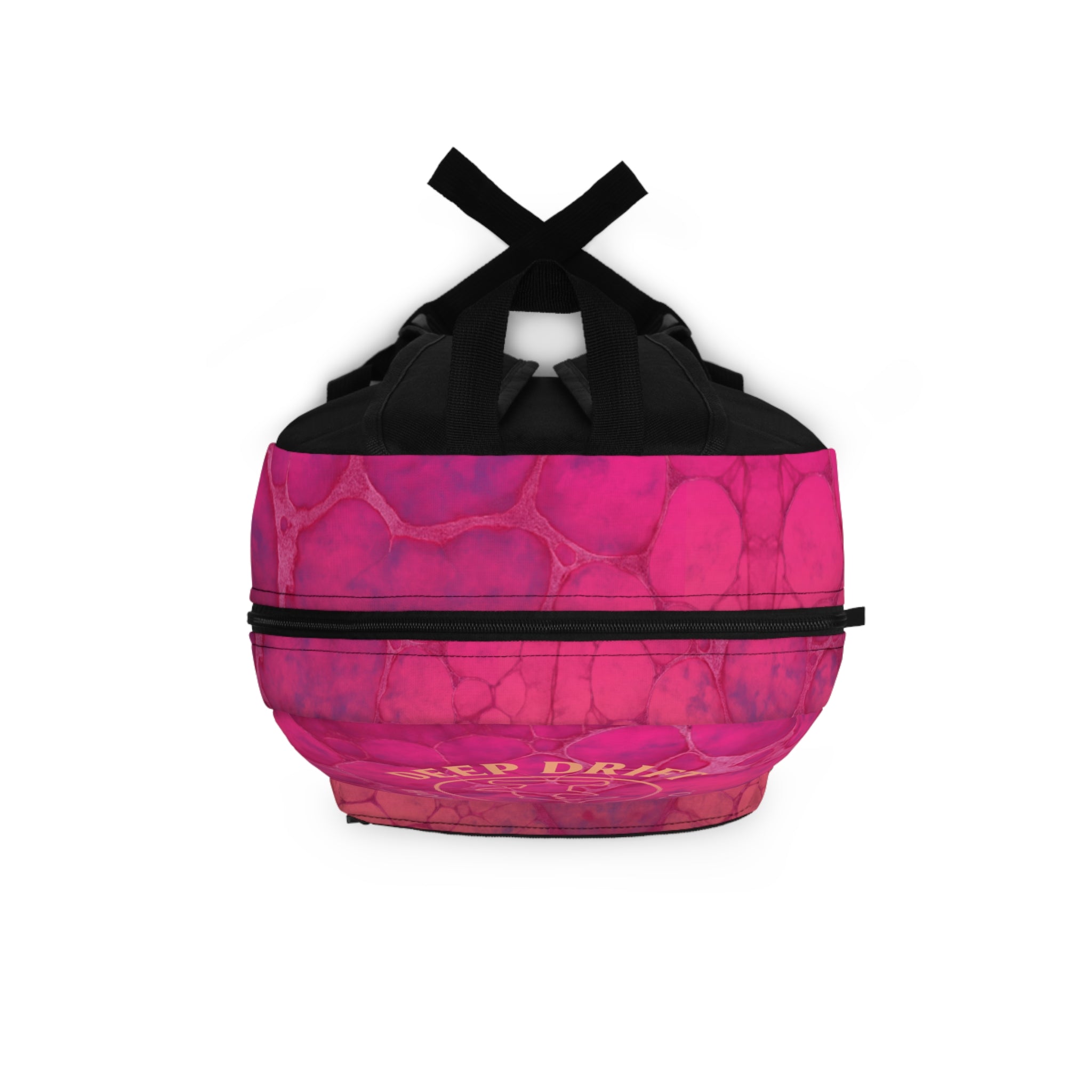 Pink To Orange Ombre Hammer Head Shark Backpack – 'Hooked Horizon Co.' Blue Leaf Beach Bag