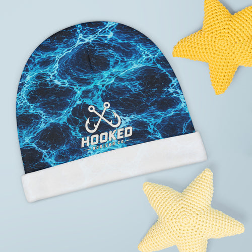 Blue Ocean Waves All-Over Print — Hooked Horizon Co.  BeanieInfant Hat