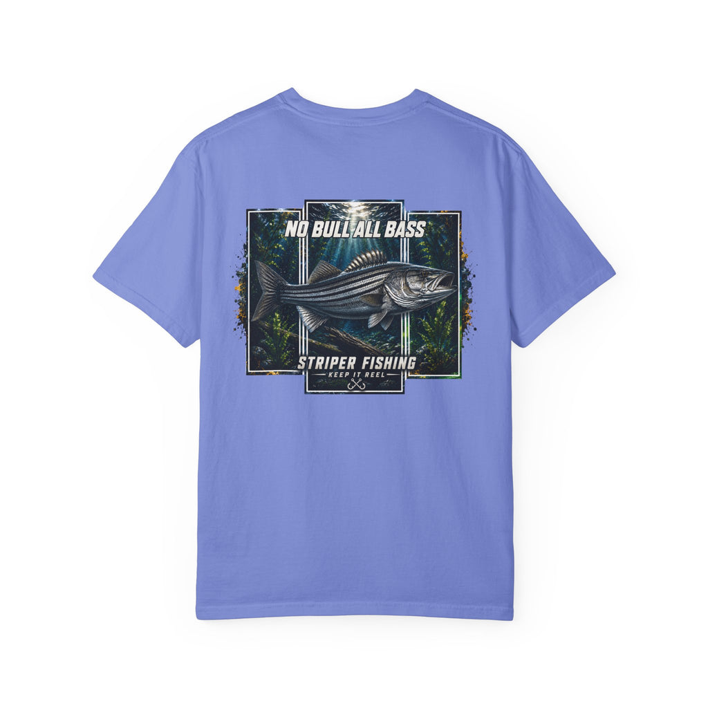 Saltwater Sea Striper Fishing Tee — Hooked Horizon Co.  Angler Gifts Ocean Lover Gifts