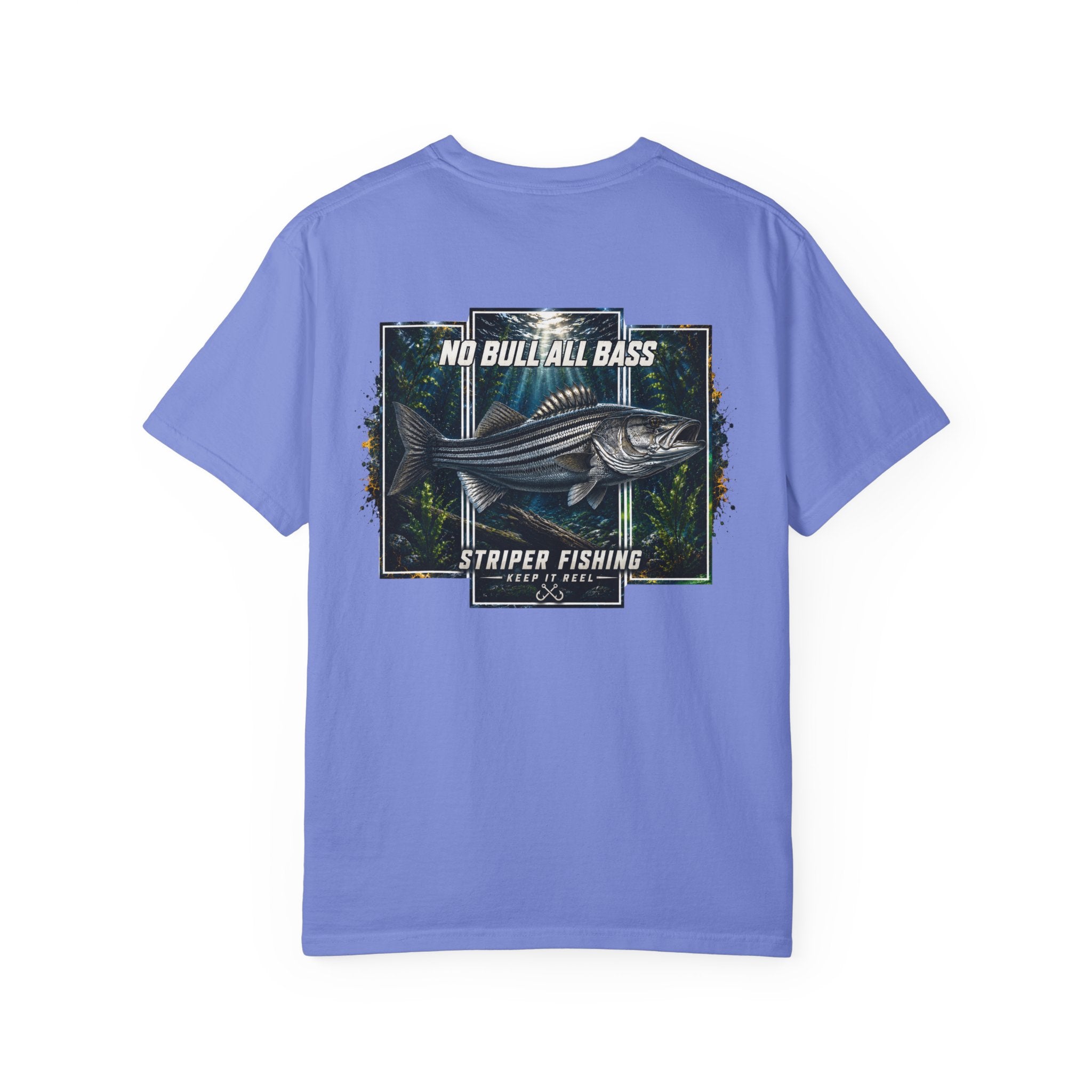 Saltwater Sea Striper Fishing Tee — Hooked Horizon Co.  Angler Gifts Ocean Lover Gifts