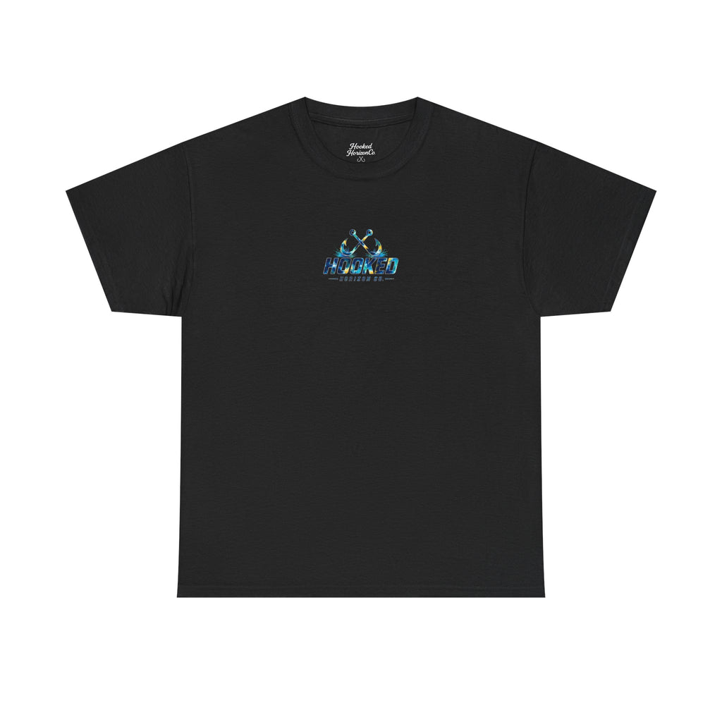 Barracuda Hooked Horizon Co Tee—Ocean Graphic Tee — "Beloved" Ray Design