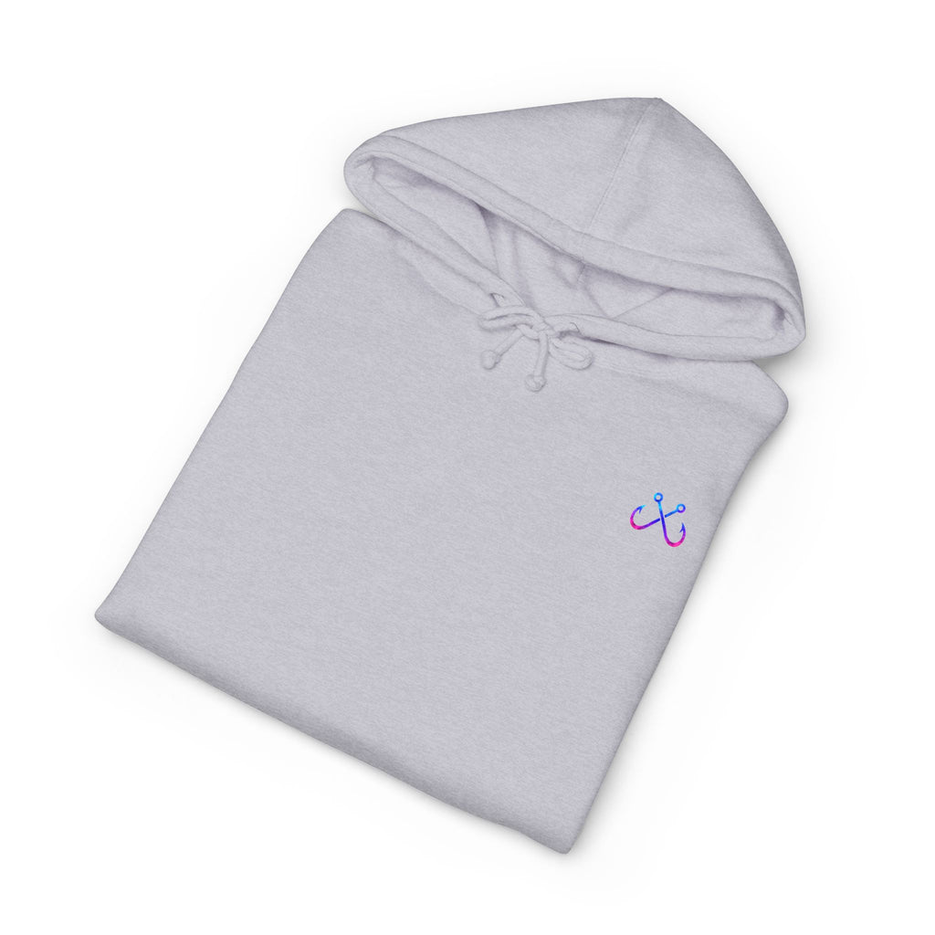 Lion Fish Hoodie Hooked Horizon Co. — Fishing Back Graphic Hoodie, Multiple Color Variations