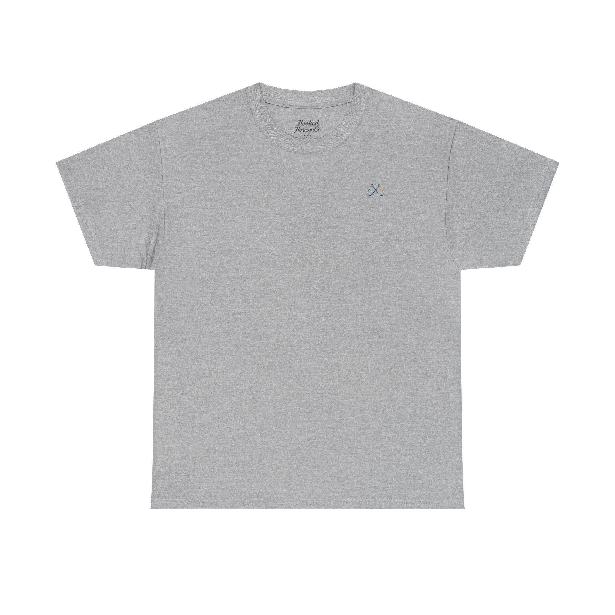 Bull Shark Hooked Horizon Co Tee—Ocean Graphic Tee — "Beloved" Ray Design