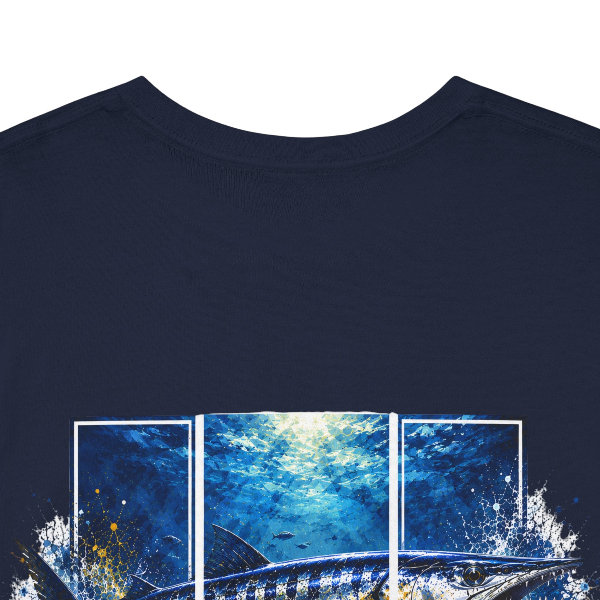 Barracuda Hooked Horizon Co Tee—Ocean Graphic Tee — "Beloved" Ray Design
