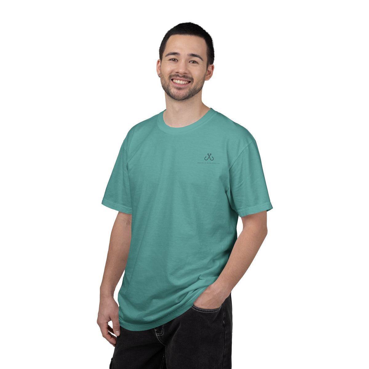 Shark Tee — "Deep Drift on the Water" Fishing Graphicishing Tee for Angler Lovers, Shark Lovers, Ocean Tee