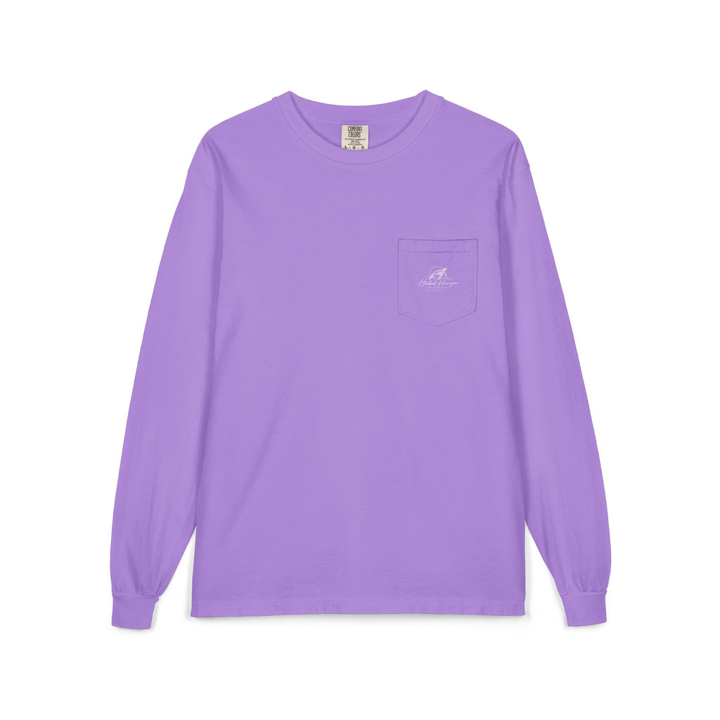 Turtle Hooked Horizon Co. – " Chase What Moves You "Unisex Long Sleeve Pocket T-Shirt