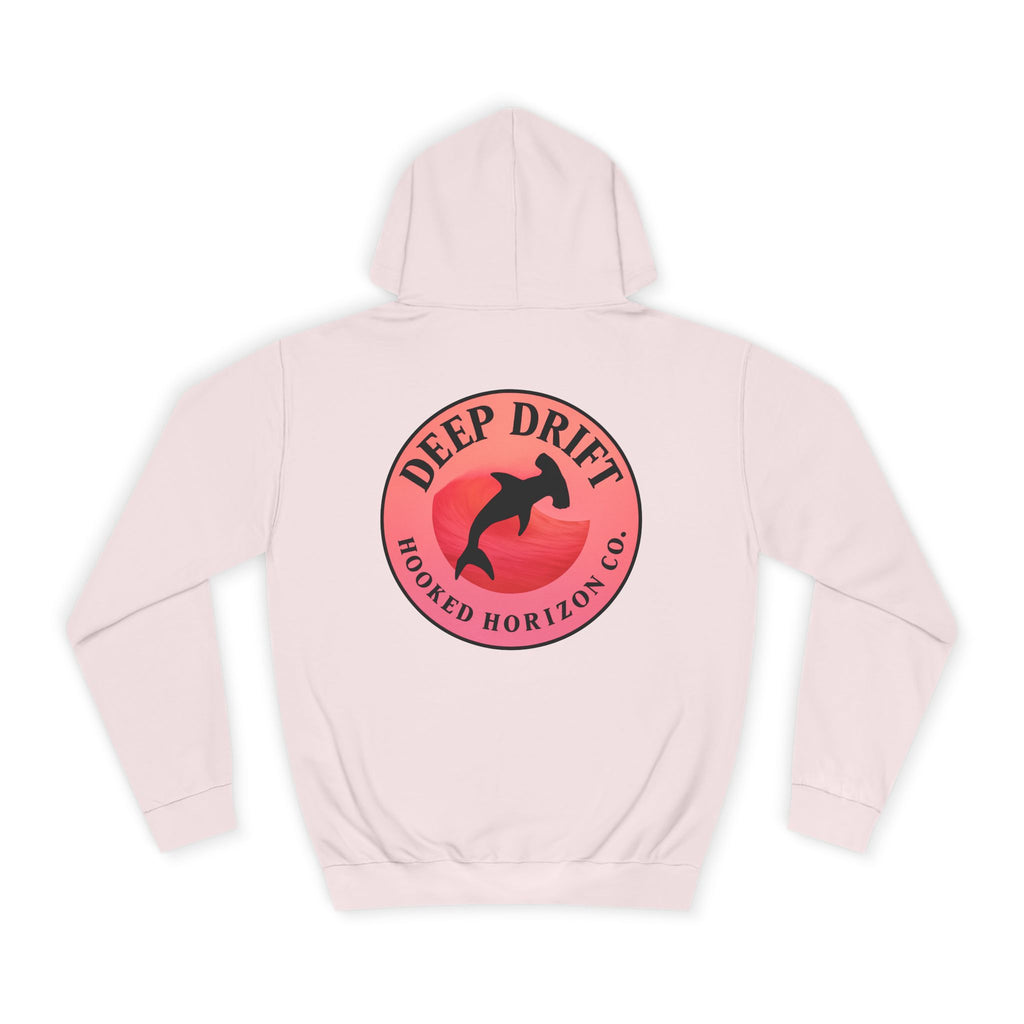 Deep Drift Unisex College Hoodie, Trendy Sweatshirt, Casual Wear, Gift for Students, Nautical Fashion, Beach Vibes Apparel