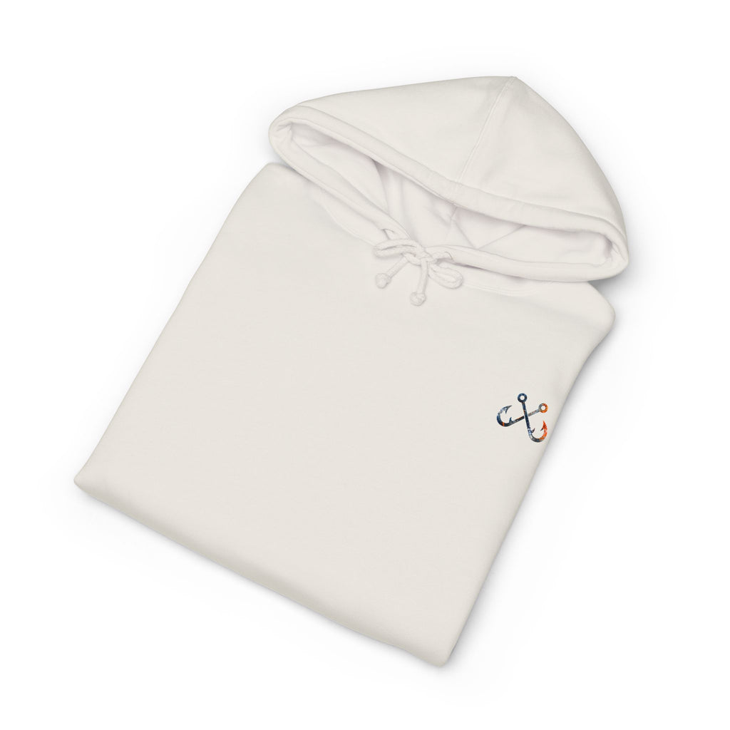Hammer Head Hoodie Hooked Horizon Co. — Fishing Back Graphic Hoodie, Multiple Color Variations