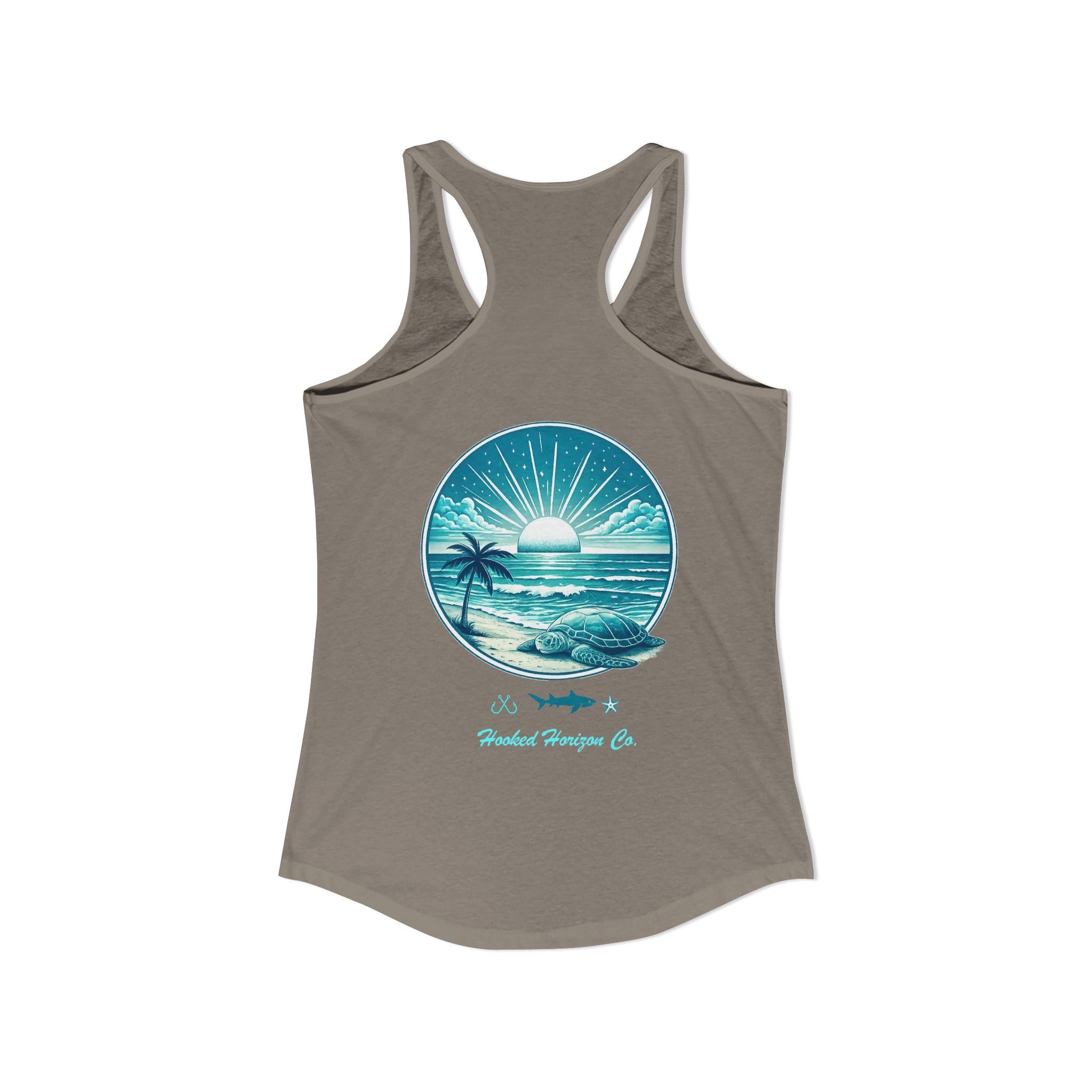 Sea Turtle & Sunset– Hooked Horizon Co. Gifts for Ocean Lovers, Nautical Fashion, Everyday Comfort, Perfect Gift for Her