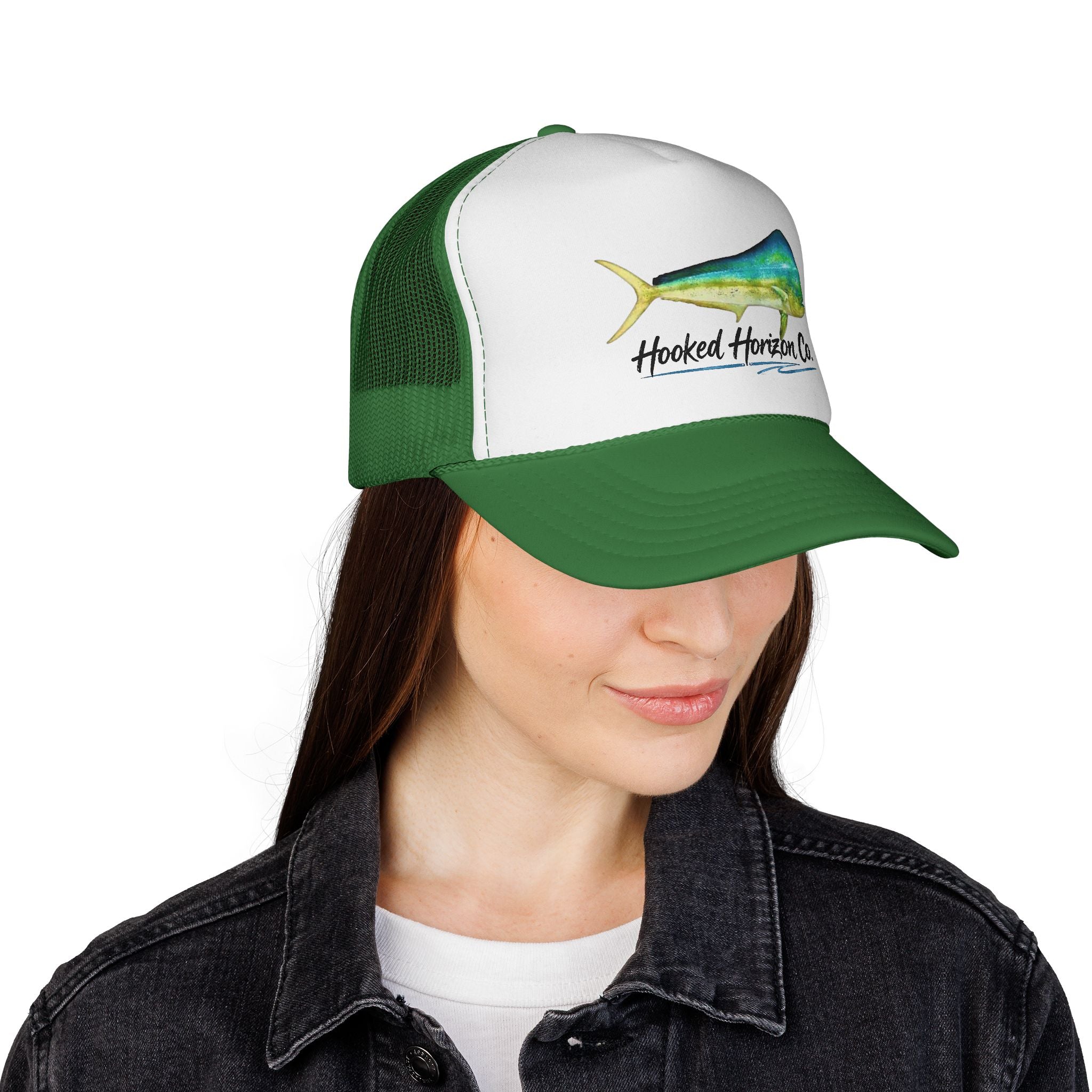 Mahi Mahi Trucker Cap — Fishing & Beach Hat