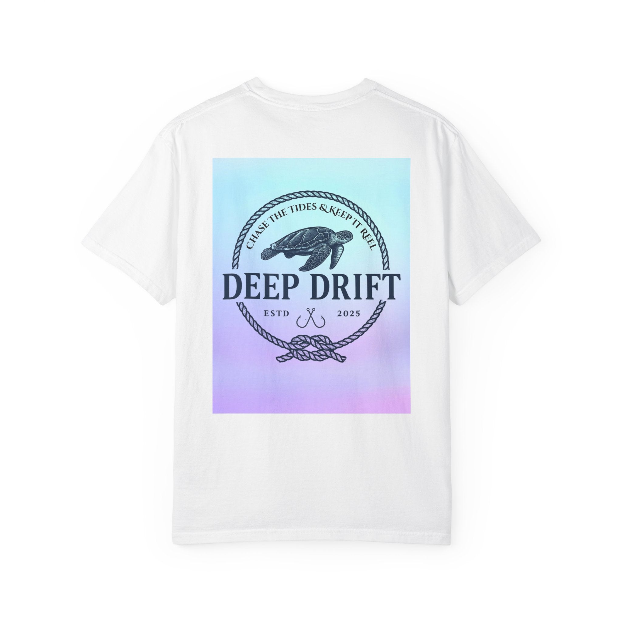 Turtle Ocean Tee, Deep Drift— Hooked Horizon Co.  Angler Gifts Ocean Lover Gifts