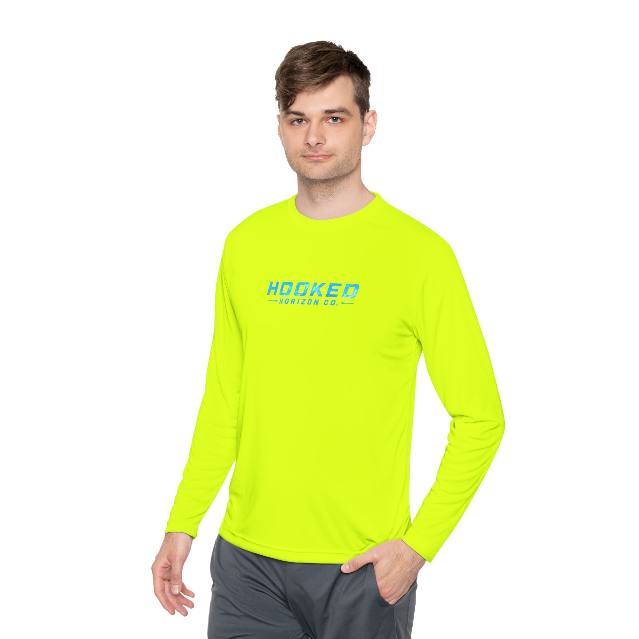 Moisture Wicking Classic Logo Tee—Horizon Co. Anchors Long Sleeve Tee — Lightweight Fishing Shirt