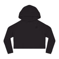 Green Hammer Head Shark Cropped Hoodie — "Deep Drift on the Water" Fishing Graphic