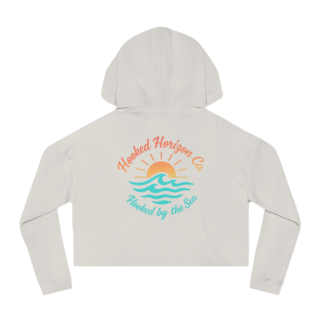 Wave & Sun Deep Drift– "Hooked By The Sea" Hooked Horizon Co. Unisex Hoodie for Ocean Lovers, Nautical Fashion, Cool Weather Gear, Everyday Comfort, Perfect Gift