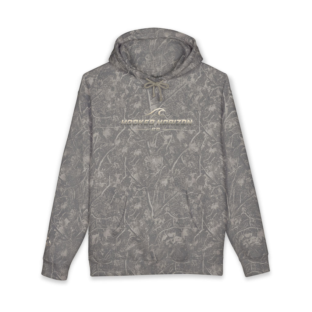 Wave Hoodie Hooked Horizon Co. — Fishing Back Graphic Hoodie, Multiple Color Variations