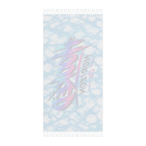 Boho Beach Towel — 'Summer Horizon' Tie-Dye Fringe Beach Towel