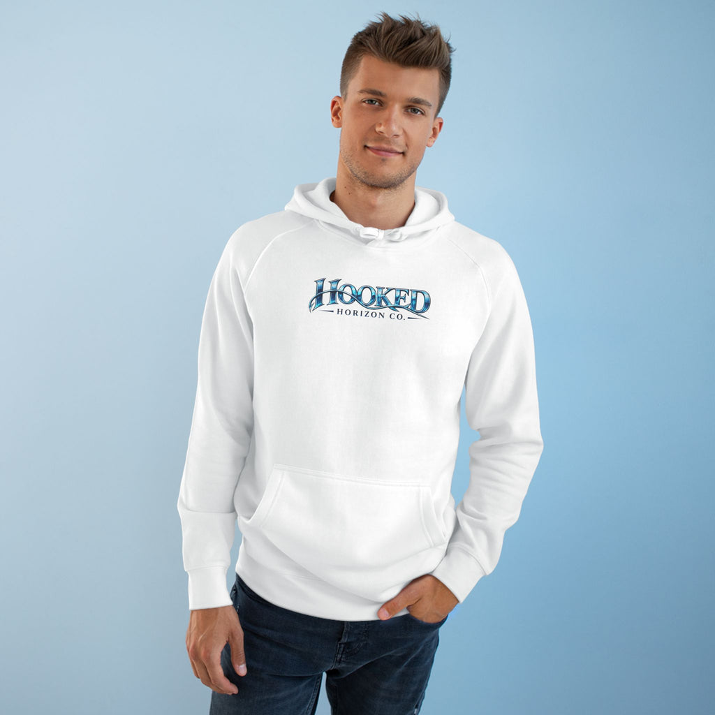 Fishing Boat " Chasing Legends Not Trends "Hooked Horizon Co. Unisex Supply Hoodie