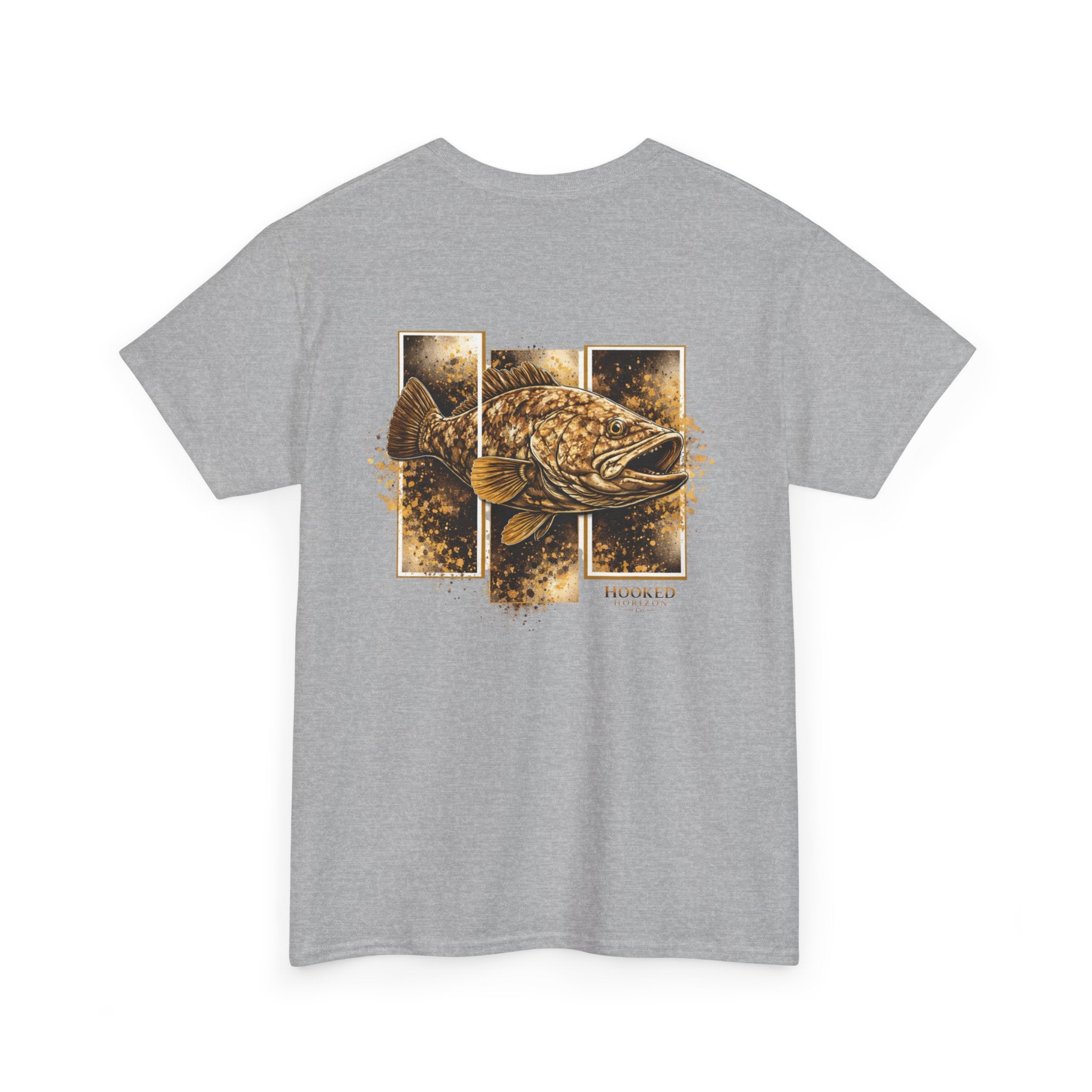Grouper Hooked Horizon Co Tee—Ocean Graphic Tee — "Beloved" Ray Design