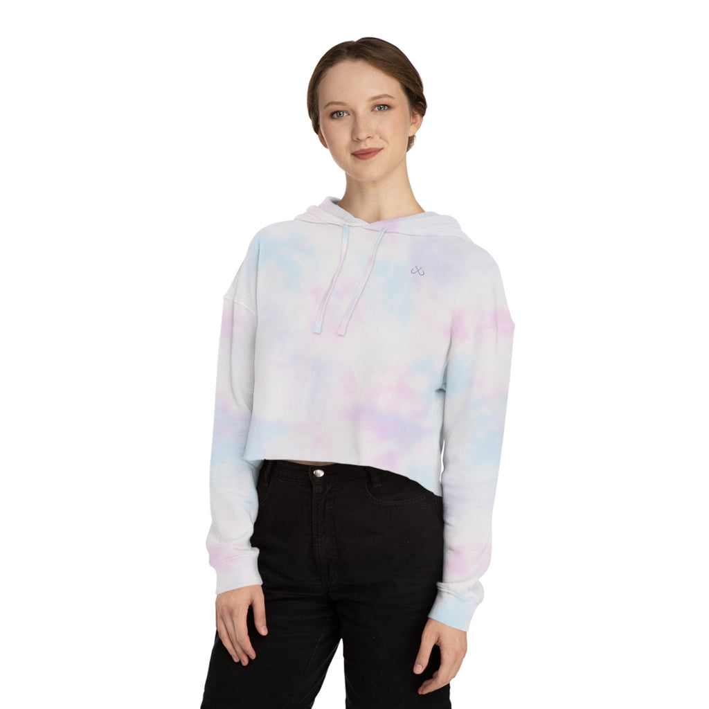 Mahi Color Cropped Hoodie — Hooked Horizon Fishing Graphic