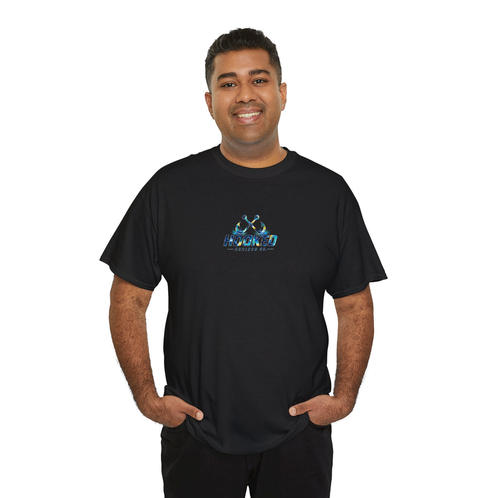 Barracuda Hooked Horizon Co Tee—Ocean Graphic Tee — "Beloved" Ray Design