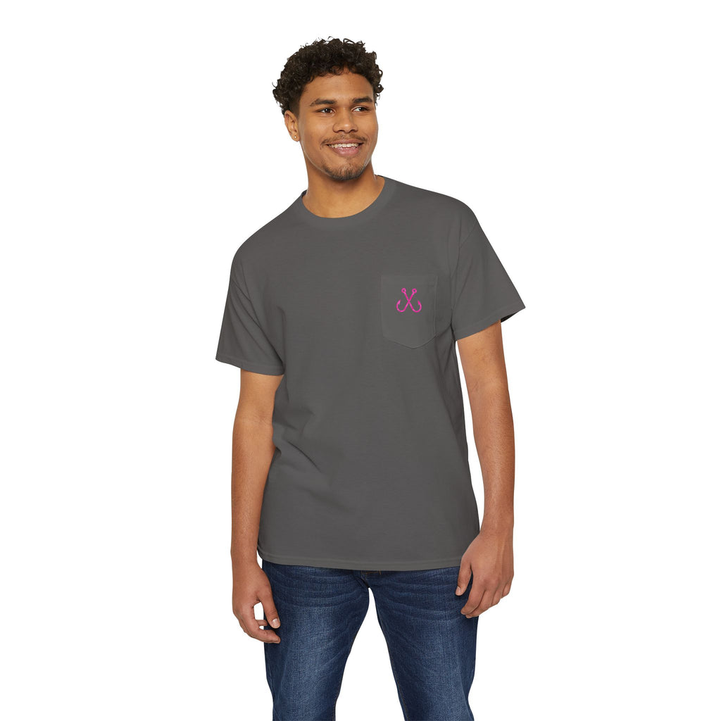 Turtle Deep Drift Hooked HorizonCo.  Tee- Perfect for Angler and Fishing Gifts, For him, For Her Unisex Cotton T-Shirt for Fishing & Wildlife Enthusiasts, Ocean Lovers