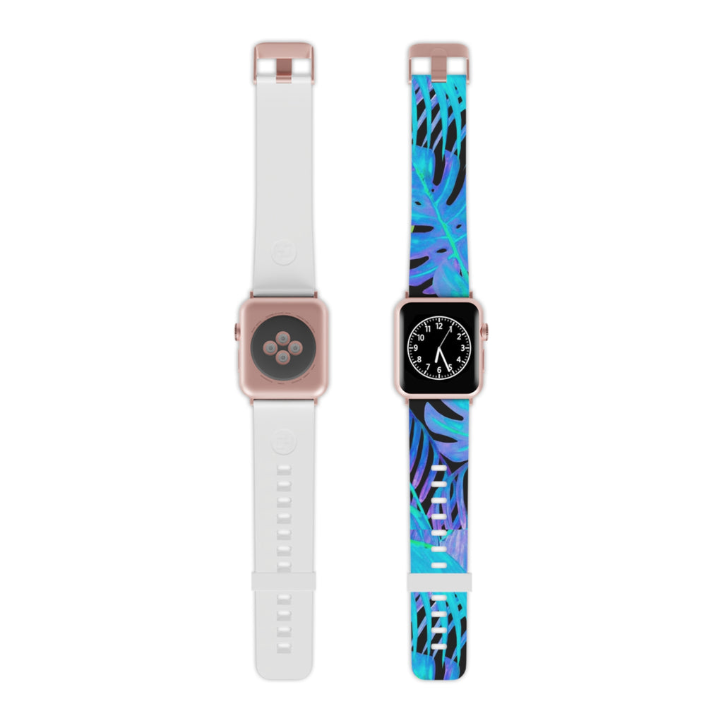 Tropical Blue Feather Watch Band for Apple Watch