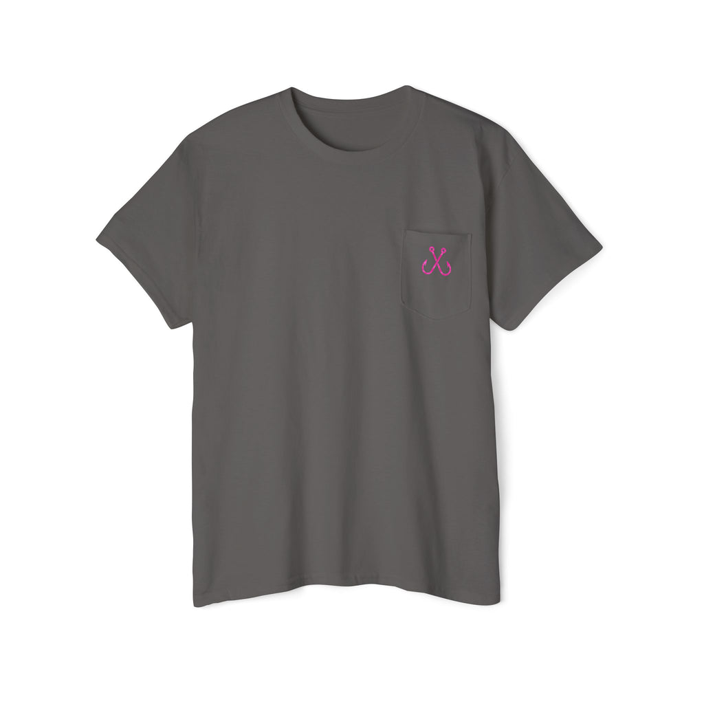 Turtle Deep Drift Hooked HorizonCo.  Tee- Perfect for Angler and Fishing Gifts, For him, For Her Unisex Cotton T-Shirt for Fishing & Wildlife Enthusiasts, Ocean Lovers