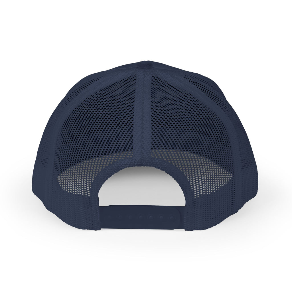 Wave Hooked Horizon Trucker Cap — Embroidered Fishing Snapback