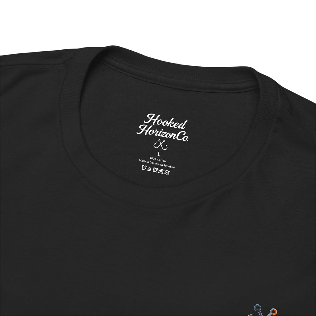 Hammer Head Hooked Horizon Co Tee—Ocean Graphic Tee — "Beloved" Ray Design
