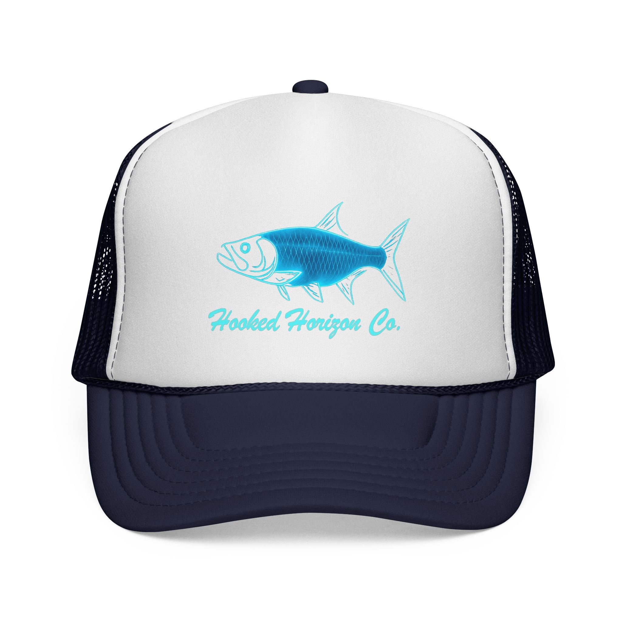 Tarpon Alley Trucker Cap — 'Chasing Legends' Fishing Hooks Logo