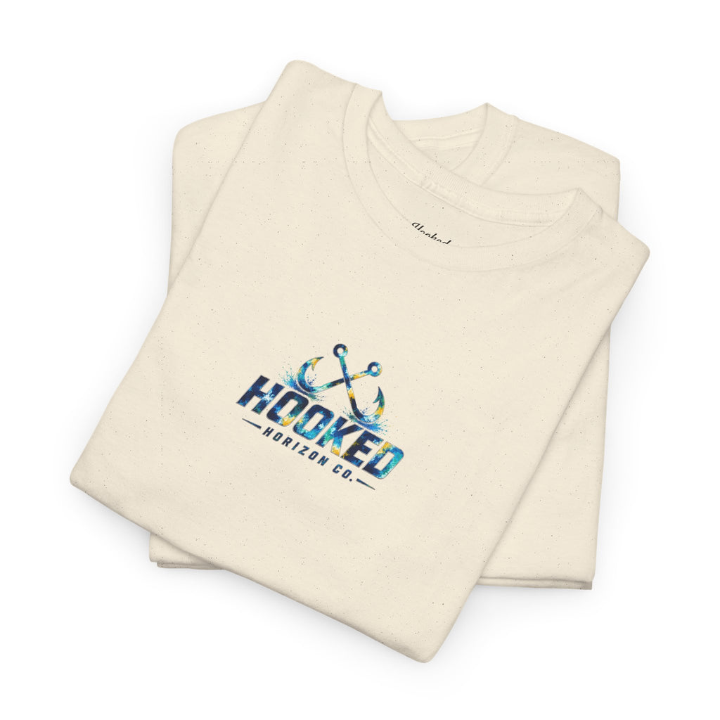 Barracuda Hooked Horizon Co Tee—Ocean Graphic Tee — "Beloved" Ray Design