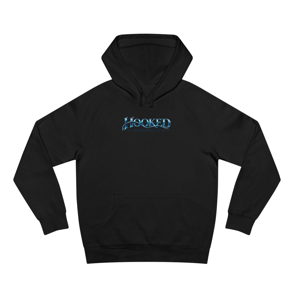 Fishing Boat " Chasing Legends Not Trends "Hooked Horizon Co. Unisex Supply Hoodie