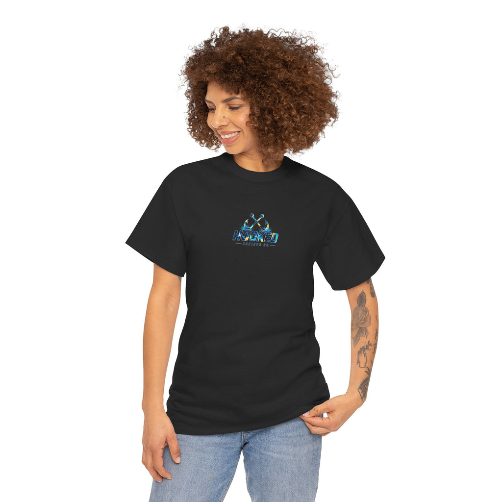 Barracuda Hooked Horizon Co Tee—Ocean Graphic Tee — "Beloved" Ray Design