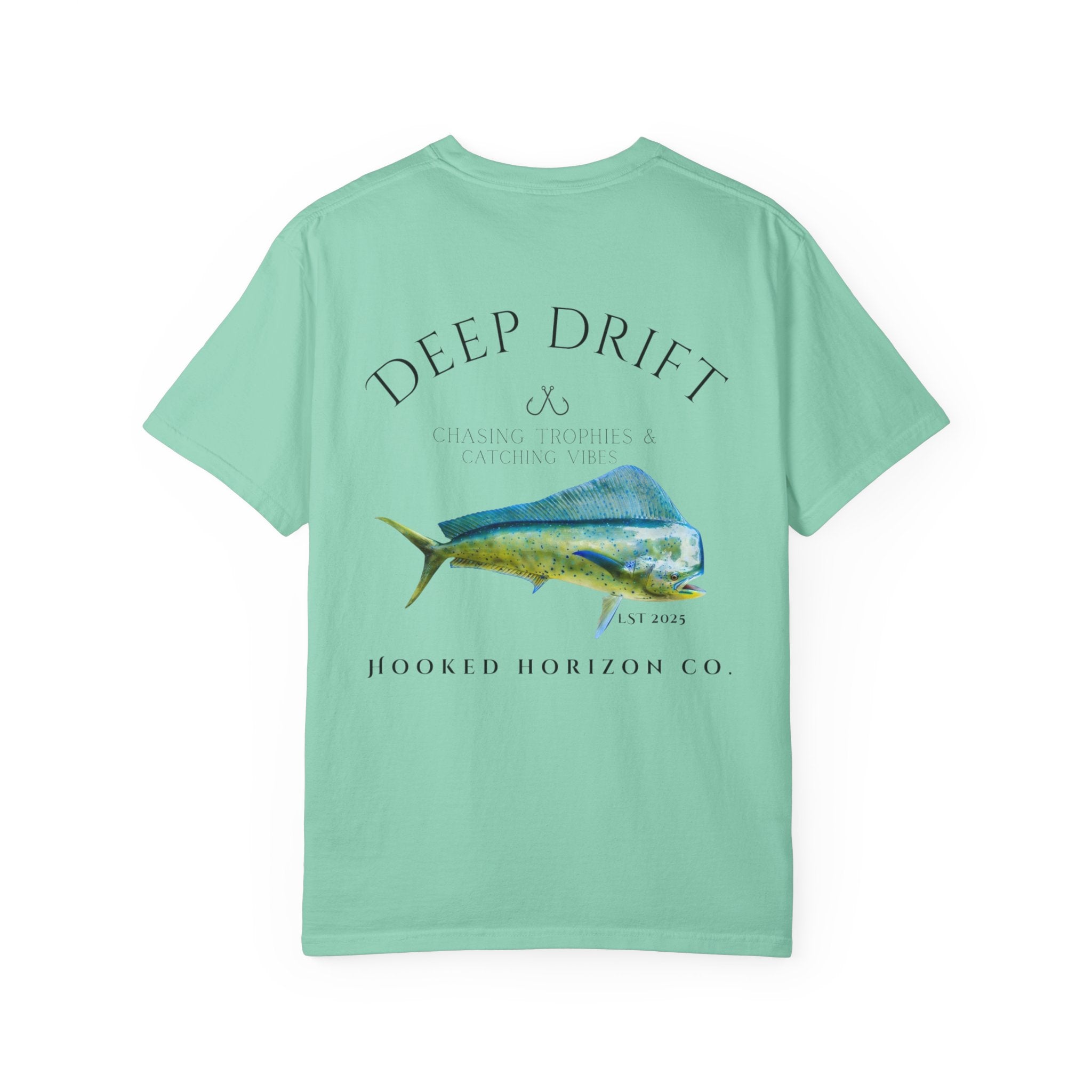 Mahi Mahi Fishing T-shirt, Hooked Horizon Co, Angler Gifts
