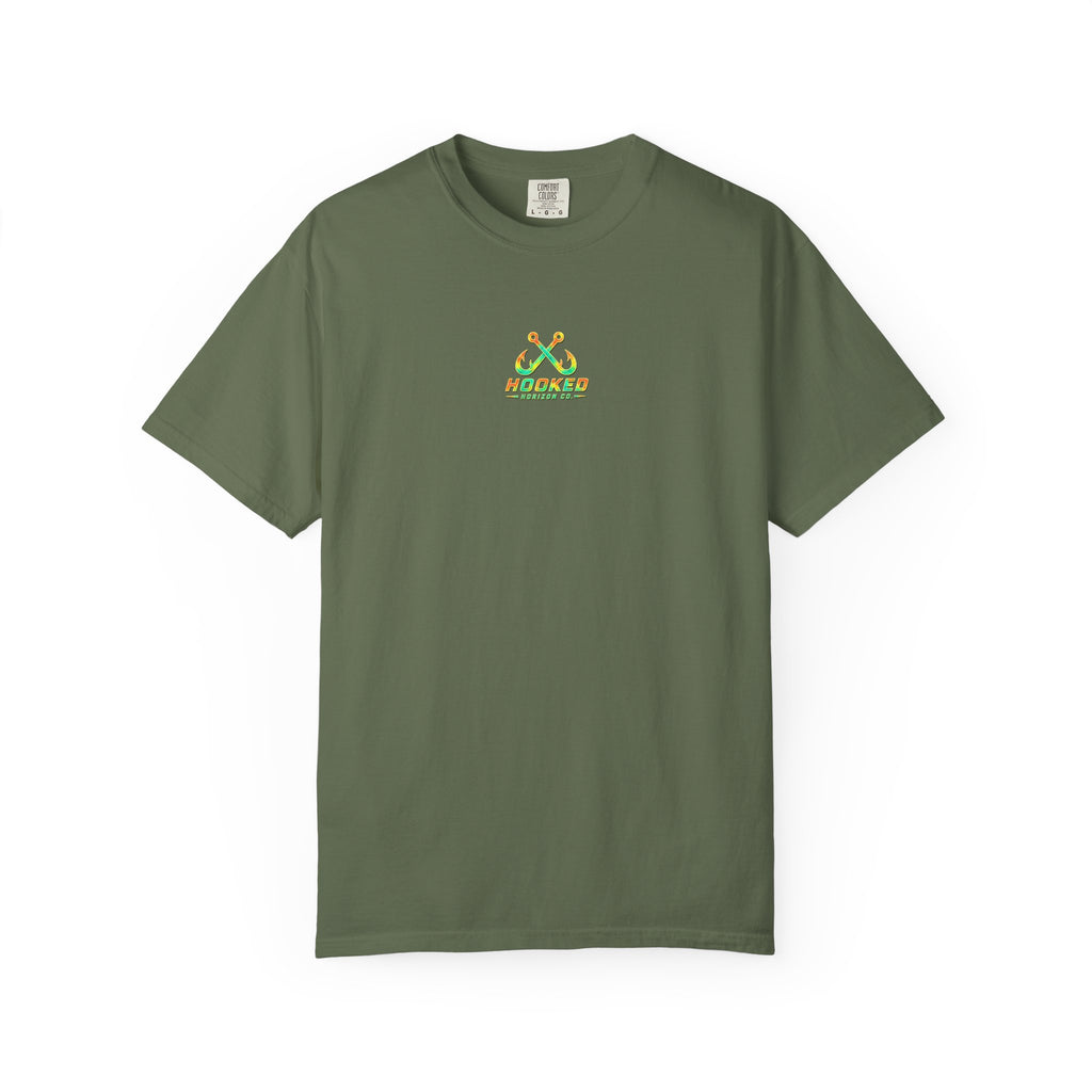 Retro 80s Tripple Fish Fishing Tee — Hooked Horizon Co.  Angler Gifts Ocean Lover Gifts