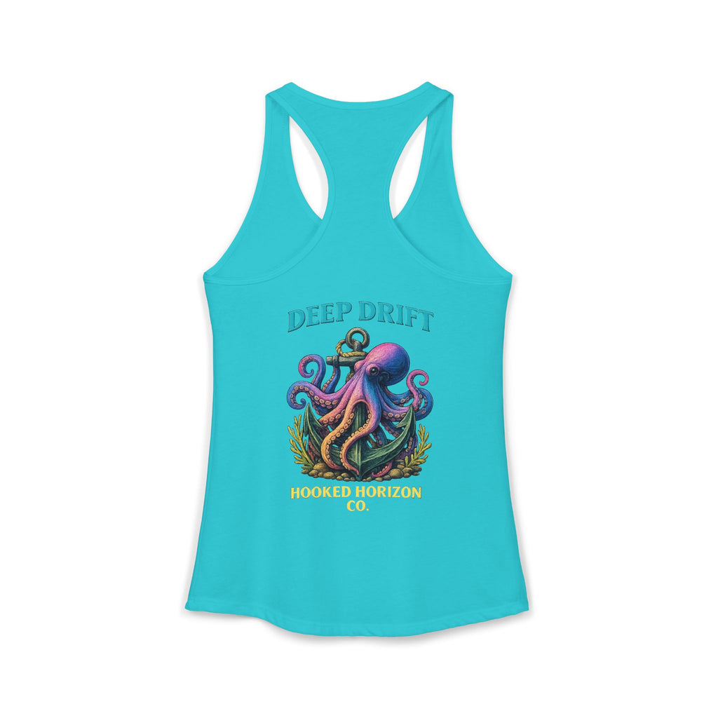 Rainbow Octopus Deep Drift– Hooked Horizon Co. Gifts for Ocean Lovers, Nautical Fashion, Everyday Comfort, Perfect Gift for Her