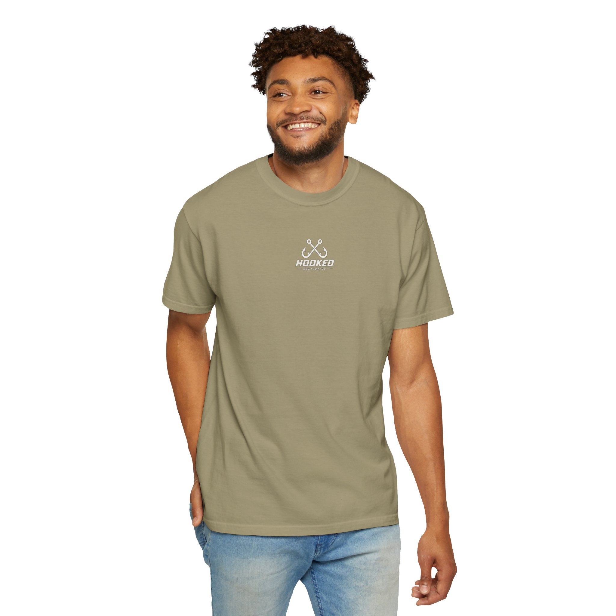 Saltwater Sea Striper Fishing Tee — Hooked Horizon Co.  Angler Gifts Ocean Lover Gifts