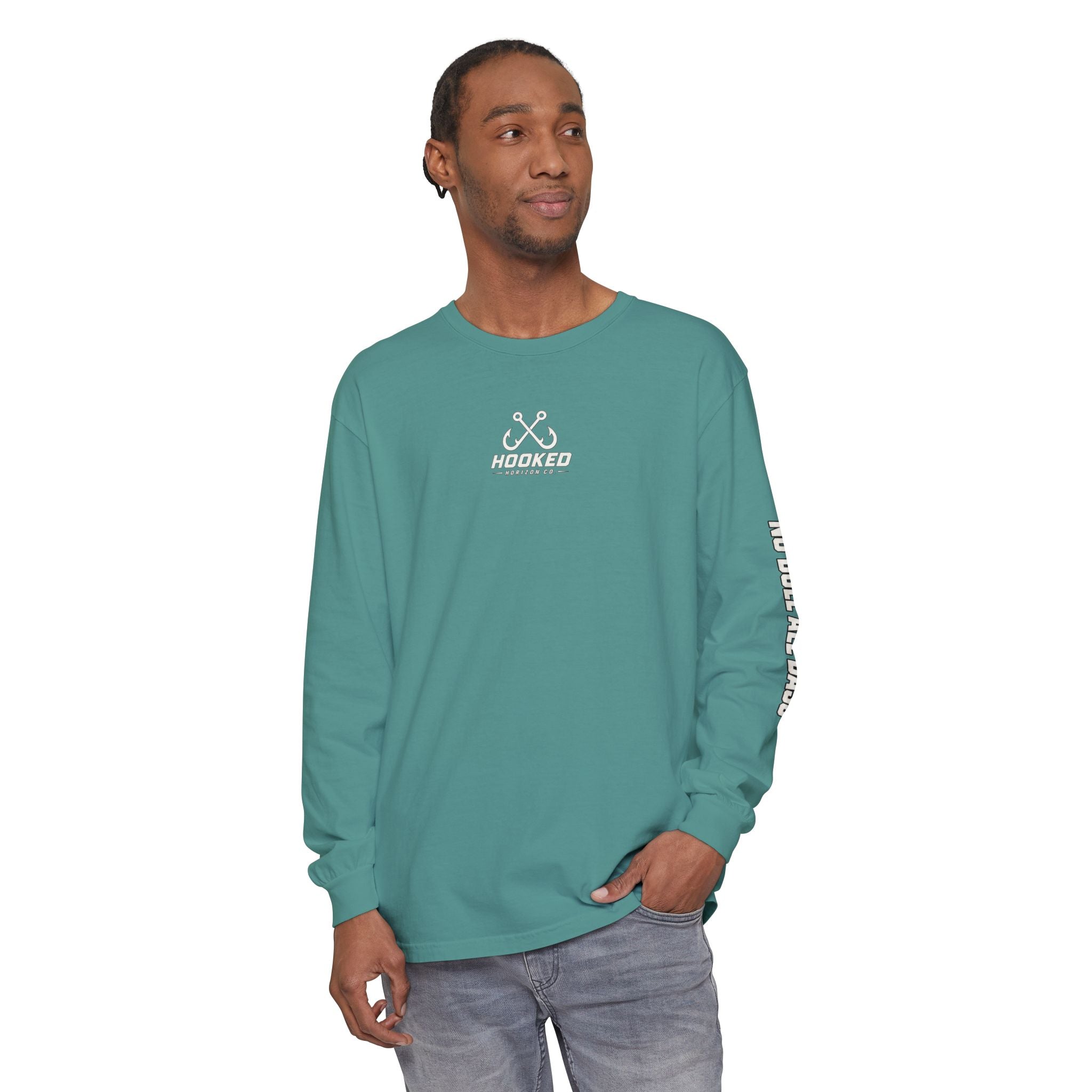Saltwater Sea Striper Fishing Long Sleeve T-Shirt, Ocean Adventure Apparel, Boat Trip Shirt, Coastal Style, Gift for Fishermen