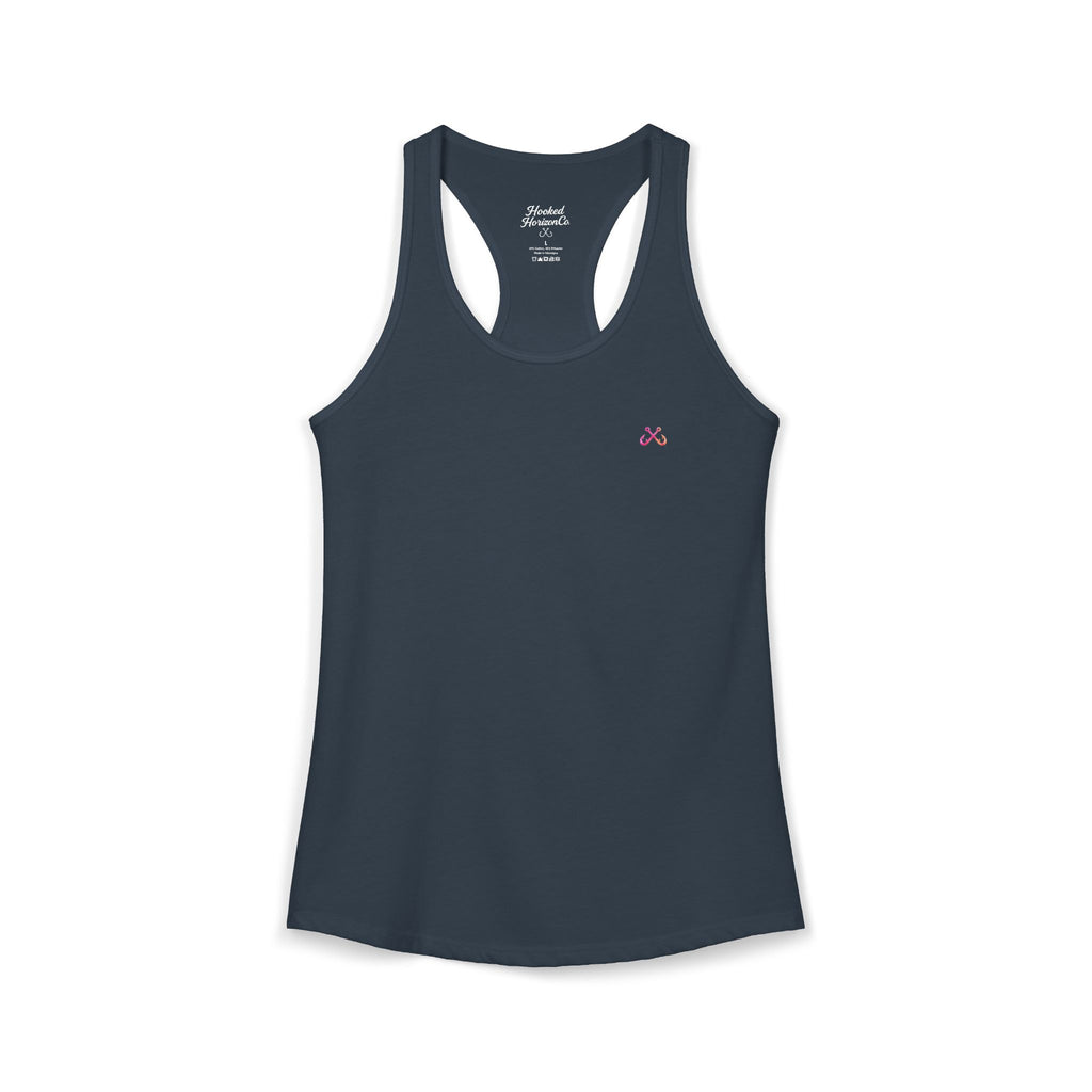 Pink Sunset Hooked Horizon Co. Tank– Gifts for Ocean Lovers, Nautical Fashion, Everyday Comfort, Perfect Gift for Her