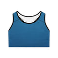 Ocean Blue Deep Drift Hooked Horizon Co. Stylish Sports Bra for Active Women, Workout Top, Gym Essential, Fitness Apparel, Athleisure Wear, Yoga Gear
